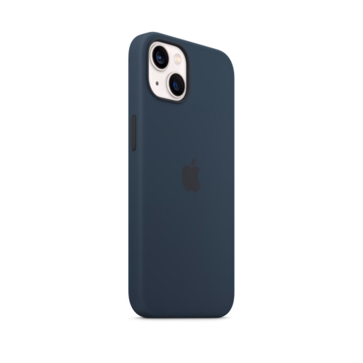 iPhone 13 Silicone Case with MagSafe — Abyss Blue