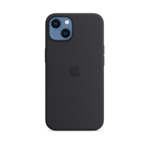 iPhone 13 Silicone Case with MagSafe — Midnight