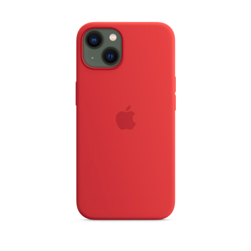 iPhone 13 Silicone Case with MagSafe — (PRODUCT)RED