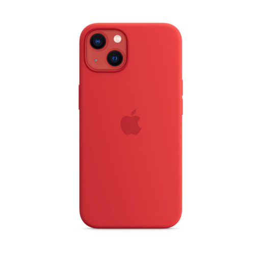 iPhone 13 Silicone Case with MagSafe — (PRODUCT)RED