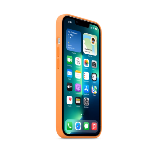 iPhone 13 Pro Silicone Case with MagSafe — Marigold