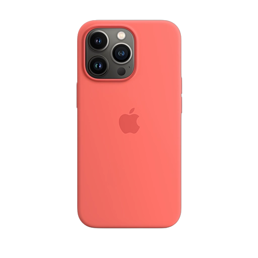 iPhone 13 Pro Silicone Case — Pink Pomelo