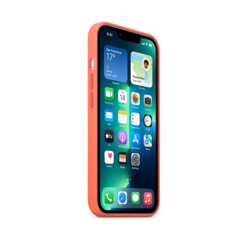 iPhone 13 Pro Silicone Case with MagSafe — Pink Pomelo