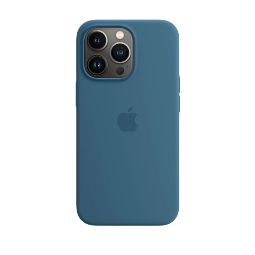 iPhone 13 Pro Silicone Case — Blue Jay