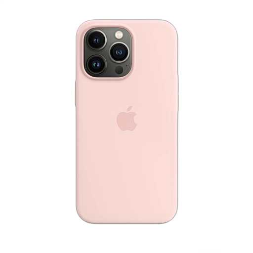 iPhone 13 Pro Silicone Case — Chalk Pink