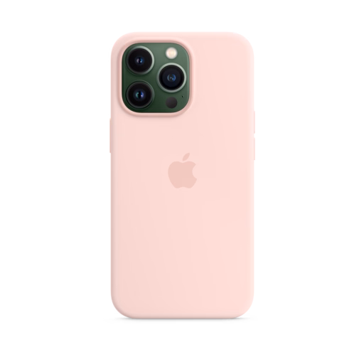 iPhone 13 Pro Silicone Case with MagSafe — Chalk Pink