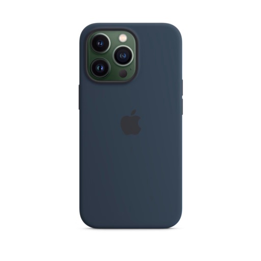 iPhone 13 Pro Silicone Case with MagSafe — Abyss Blue