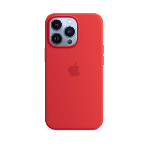 iPhone 13 Pro Silicone Case with MagSafe — (PRODUCT)RED