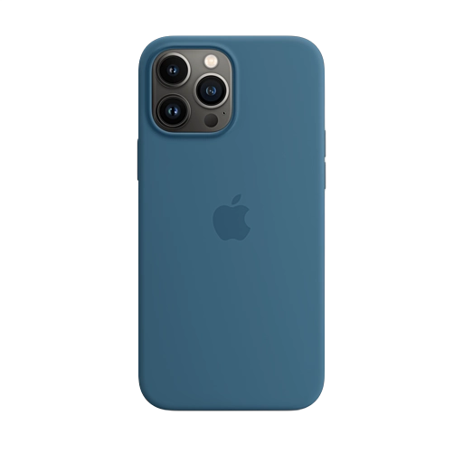iPhone 13 Pro Max Silicone Case — Blue Jay