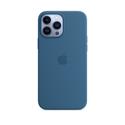 iPhone 13 Pro Max Silicone Case with MagSafe — Blue Jay