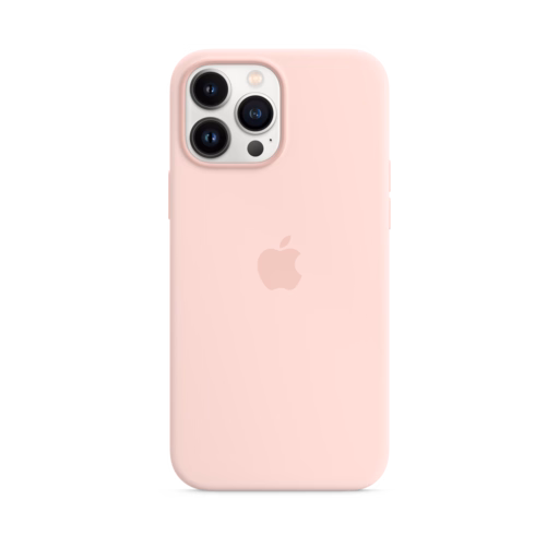iPhone 13 Pro Max Silicone Case with MagSafe — Chalk Pink
