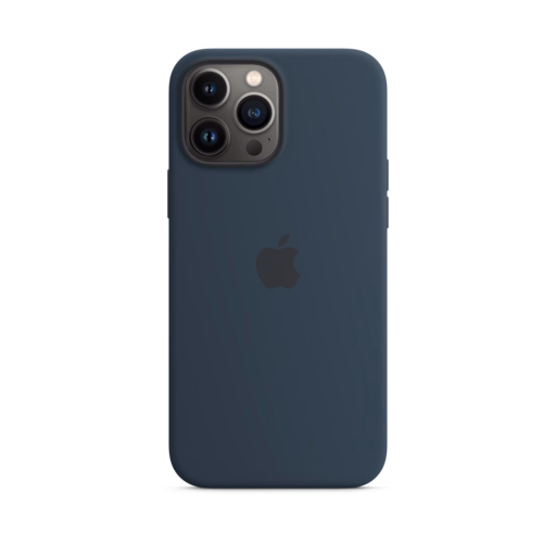 iPhone 13 Pro Max Silicone Case — Abyss Blue
