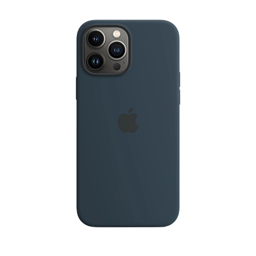 iPhone 13 Pro Max Silicone Case — Abyss Blue