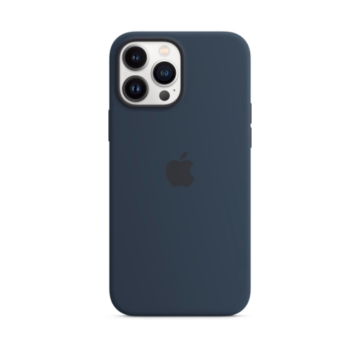 iPhone 13 Pro Max Silicone Case with MagSafe — Abyss Blue