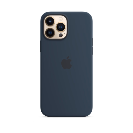 iPhone 13 Pro Max Silicone Case with MagSafe — Abyss Blue