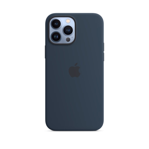 iPhone 13 Pro Max Silicone Case with MagSafe — Abyss Blue