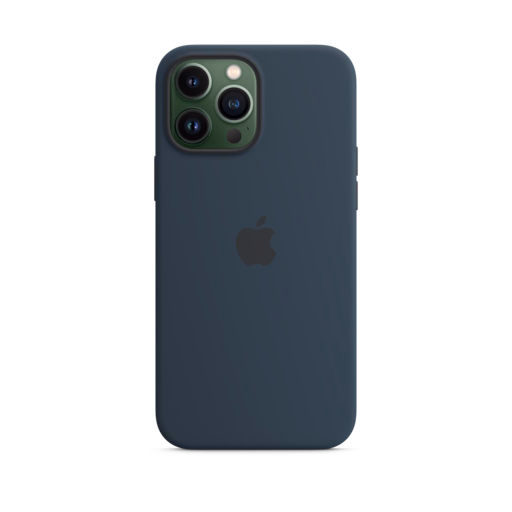iPhone 13 Pro Max Silicone Case with MagSafe — Abyss Blue
