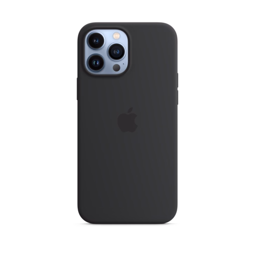 iPhone 13 Pro Max Silicone Case with MagSafe — Midnight