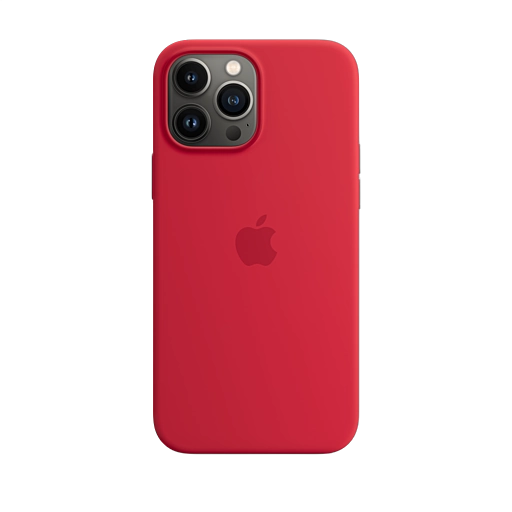 iPhone 13 Pro Max Silicone Case — (PRODUCT)RED