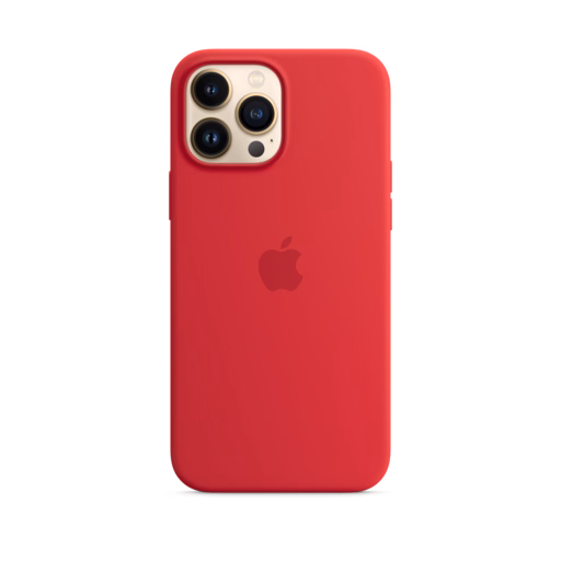 iPhone 13 Pro Max Silicone Case with MagSafe — (PRODUCT)RED