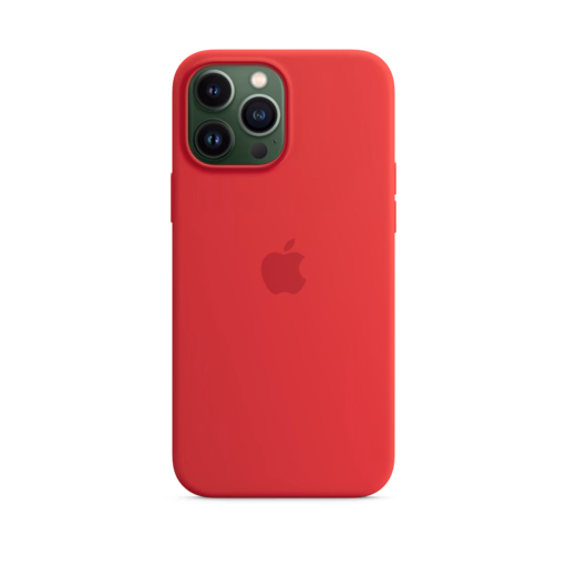iPhone 13 Pro Max Silicone Case with MagSafe — (PRODUCT)RED