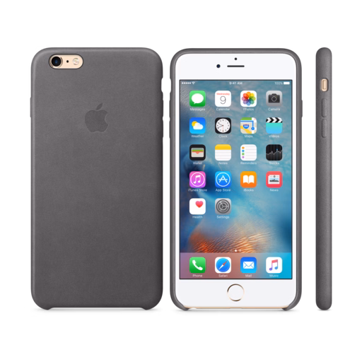 iPhone 6s Plus Leather Case — Storm Grey
