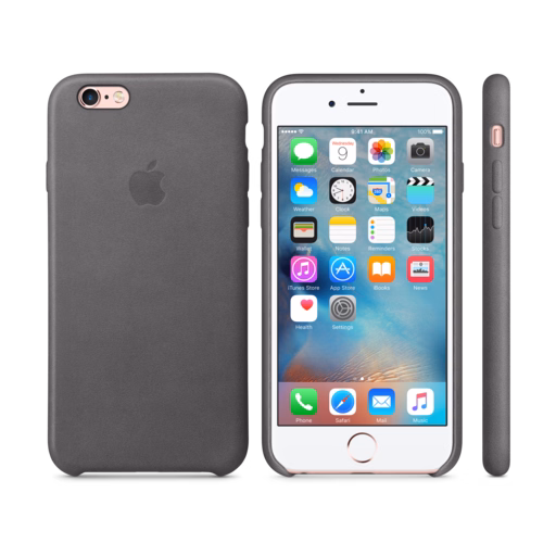 iPhone 6s Leather Case — Storm Grey