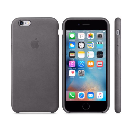 iPhone 6s Leather Case — Storm Grey