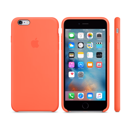 iPhone 6s Plus Silicone Case — Apricot