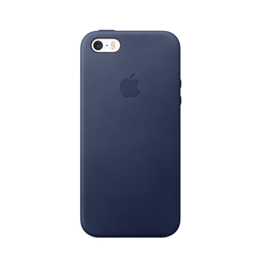 iPhone 5s-SE Leather Case — Midnight Blue