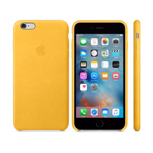 iPhone 6s Plus Leather Case — Marigold