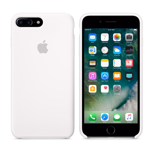 iPhone 7 Plus Silicone Case — White