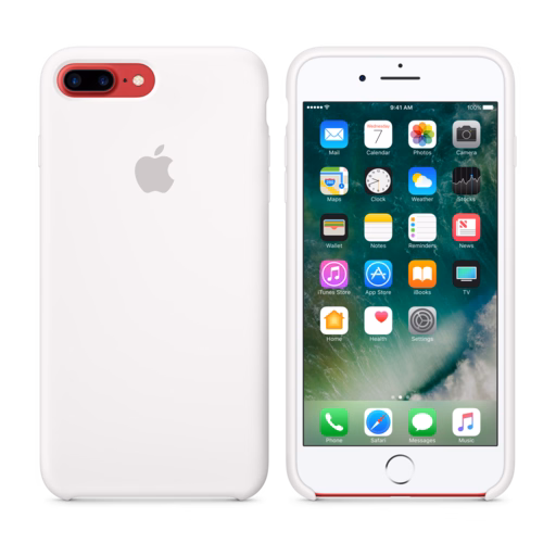 iPhone 7 Plus Silicone Case — White