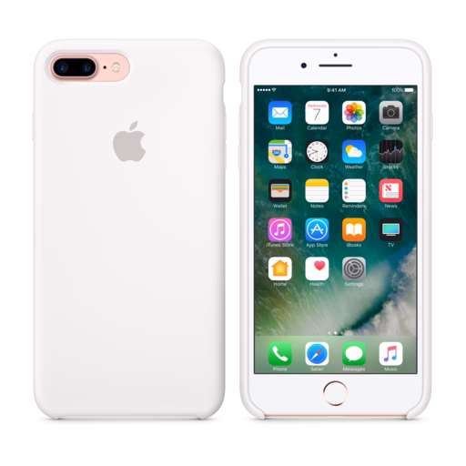 iPhone 7 Plus Silicone Case — White
