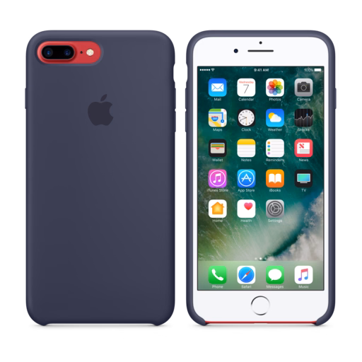 iPhone 7 Plus Silicone Case — Midnight Blue