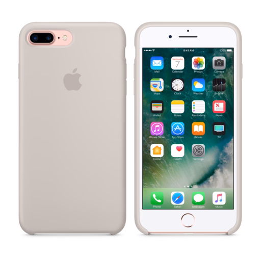 iPhone 7 Plus Silicone Case — Stone