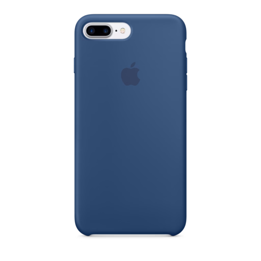 iPhone 7-8 Plus Silicone Case — Ocean Blue