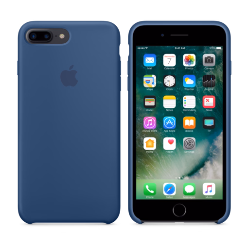 iPhone 7 Plus Silicone Case — Ocean Blue
