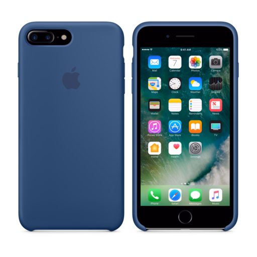 iPhone 7 Plus Silicone Case — Ocean Blue