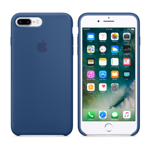 iPhone 7 Plus Silicone Case — Ocean Blue
