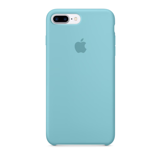 iPhone 7-8 Plus Silicone Case — Sea Blue