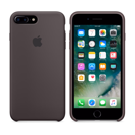 iPhone 7 Plus Silicone Case — Cocoa