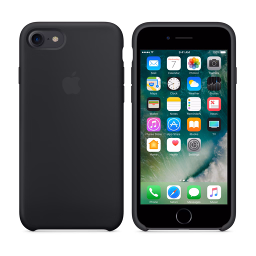 iPhone 7 Silicone Case — Black