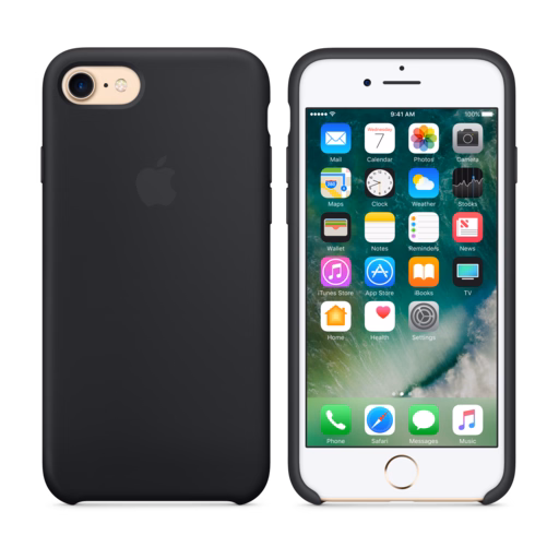 iPhone 7 Silicone Case — Black