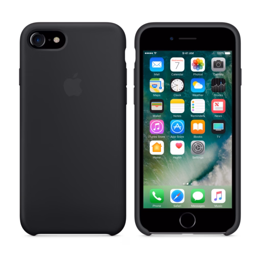 iPhone 7 Silicone Case — Black