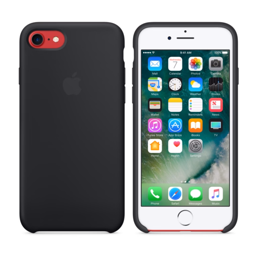 iPhone 7 Silicone Case — Black