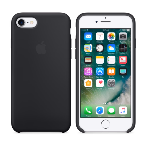 iPhone 7 Silicone Case — Black
