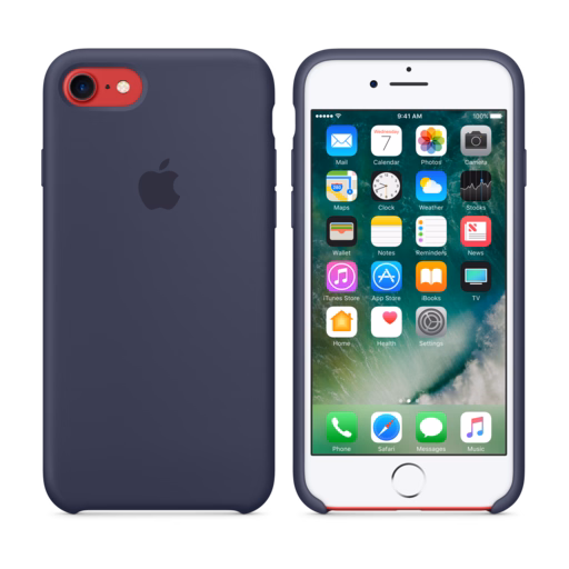 iPhone 7 Silicone Case — Midnight Blue