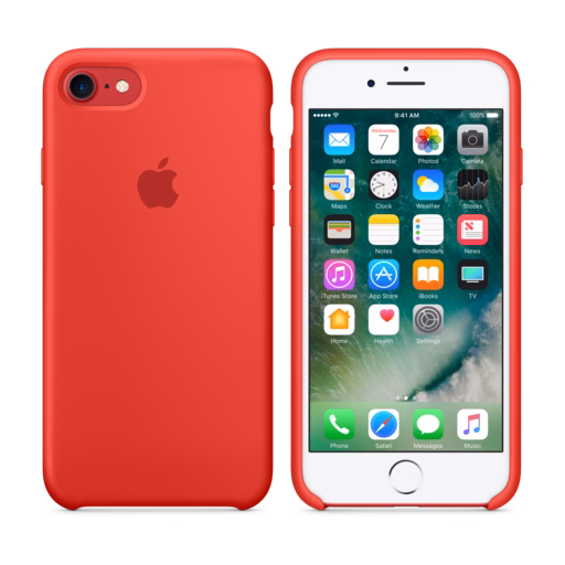 iPhone 7 Silicone Case — (PRODUCT)RED