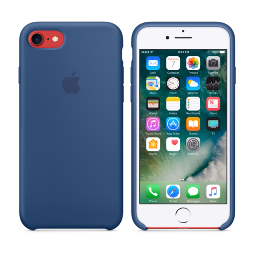 iPhone 7 Silicone Case — Ocean Blue
